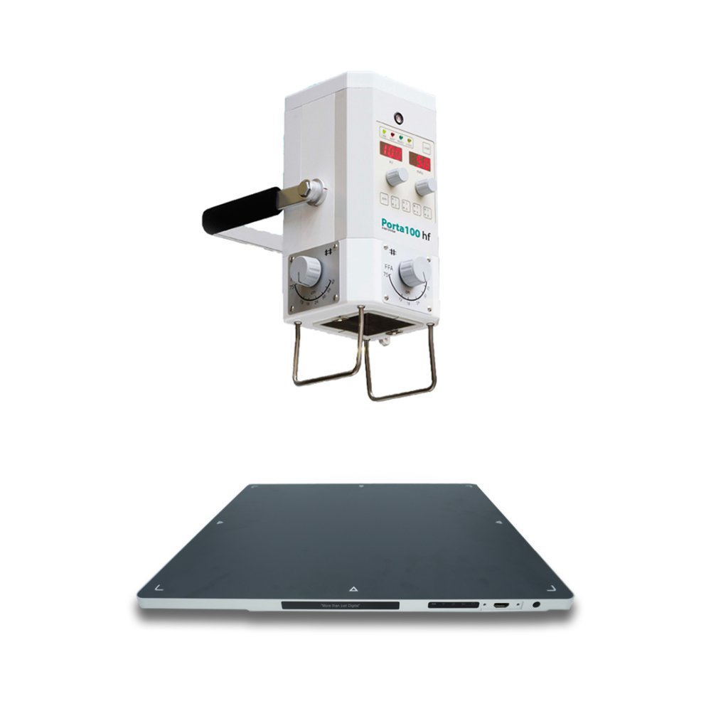 Комплекс для рентгенографии: рентген-аппарат PORTA 100HF и цифровой детектор ASTEL DRA-1417SG
